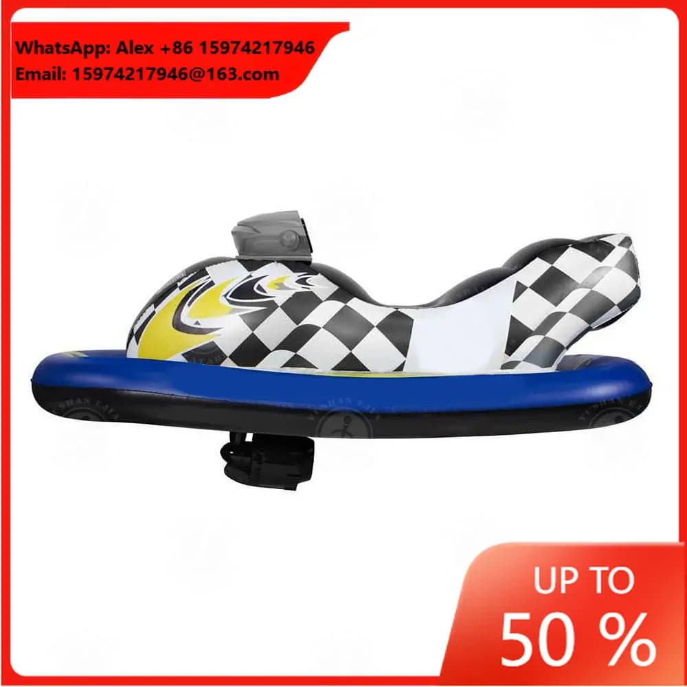 EJIA Customized Wholesale Motorized Pool Toy Battery Powered Inflatable Jet Ski For Kids Play