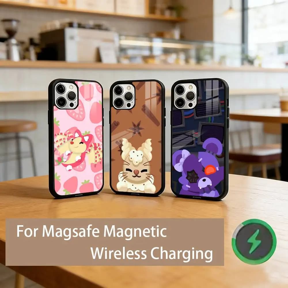 Game A-Adopt M-Me Phone Case For iPhone17,16,15,14,13,12,11 Plus,Pro Magnetic For Magsafe Wireless Charging