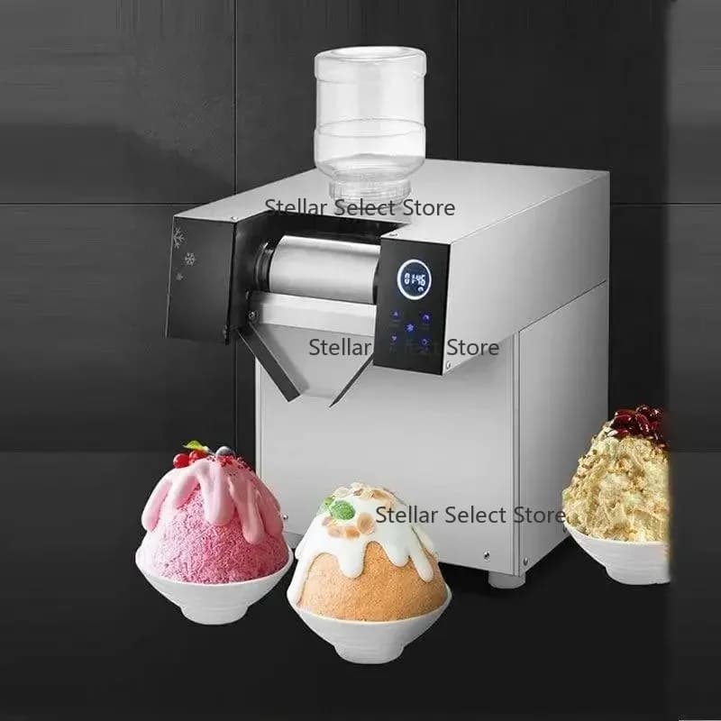 Air Cooling Snow Flake Ice Machine for Making Soft & Fluffy Ice 220v Various Capacities 80kg 200kg Core Motor Gear Components