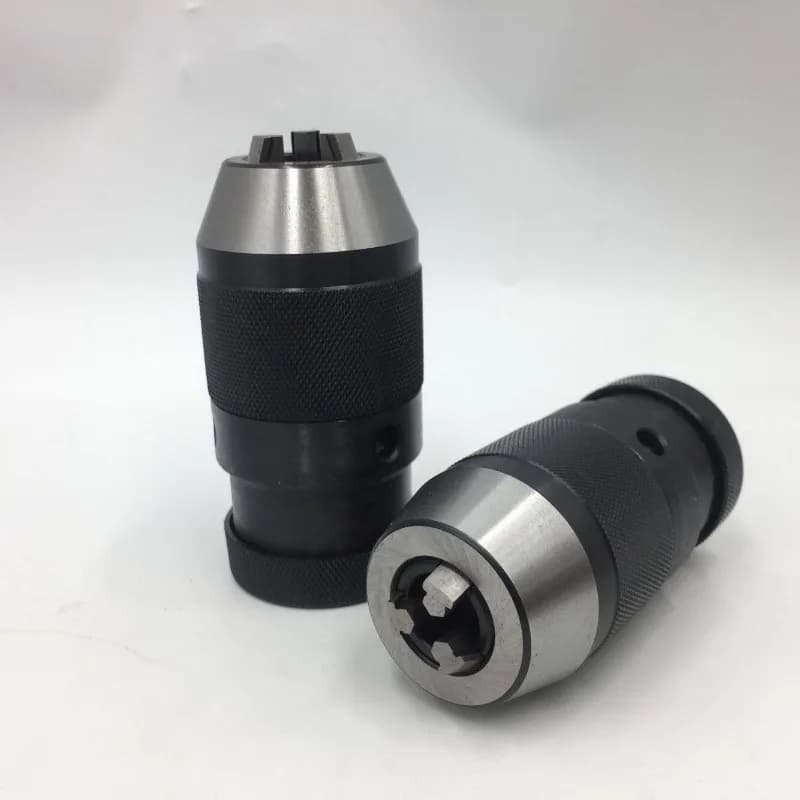 1PC Automatic Locking Self-tightening Drill Chuck Keyless B10 B12 B16 B18 B22 Lathe tools Toolhoder MTA MTB R8 C20 For Drill