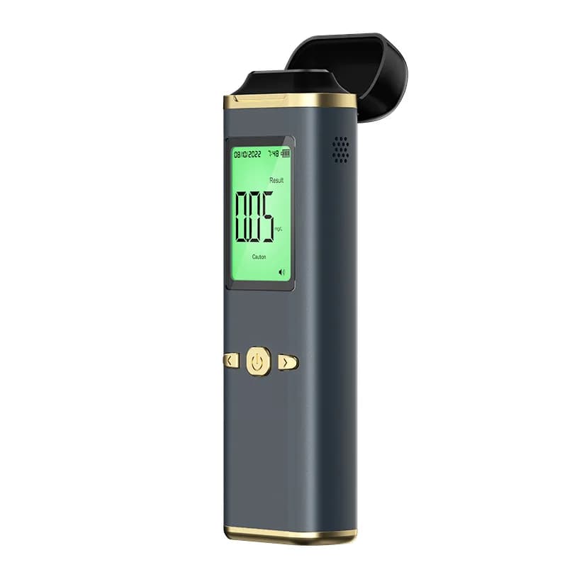 2025 BAE01 Electrochemical Sensor Breath Alcohol Breathalyzer Tester with LCD Digital Display for Home Party Use