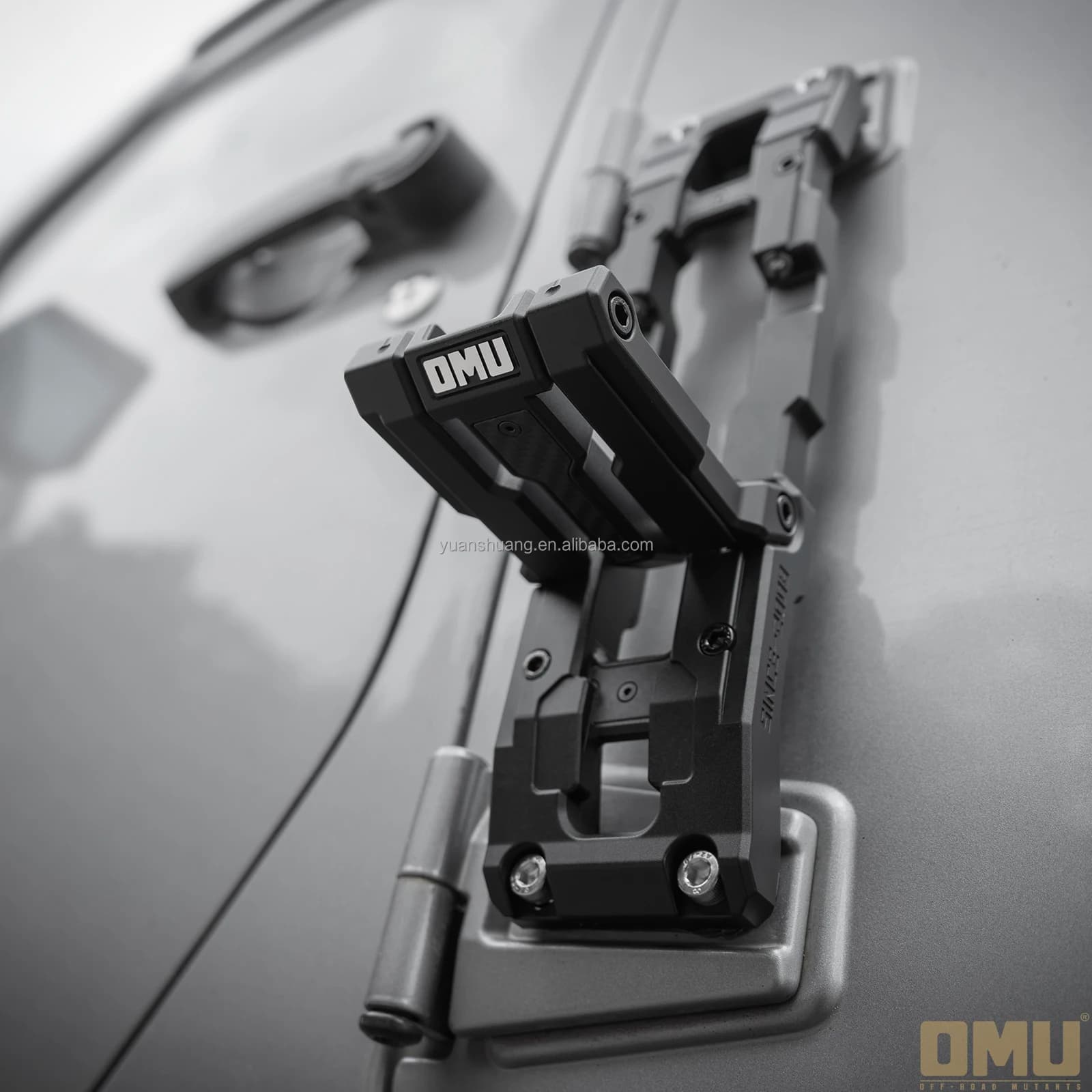 OMU Door Hinge Step For Jeep Wrangler JK JL JT Aluminum Folding Foot Pedal Accessories Maiker Manufacturer