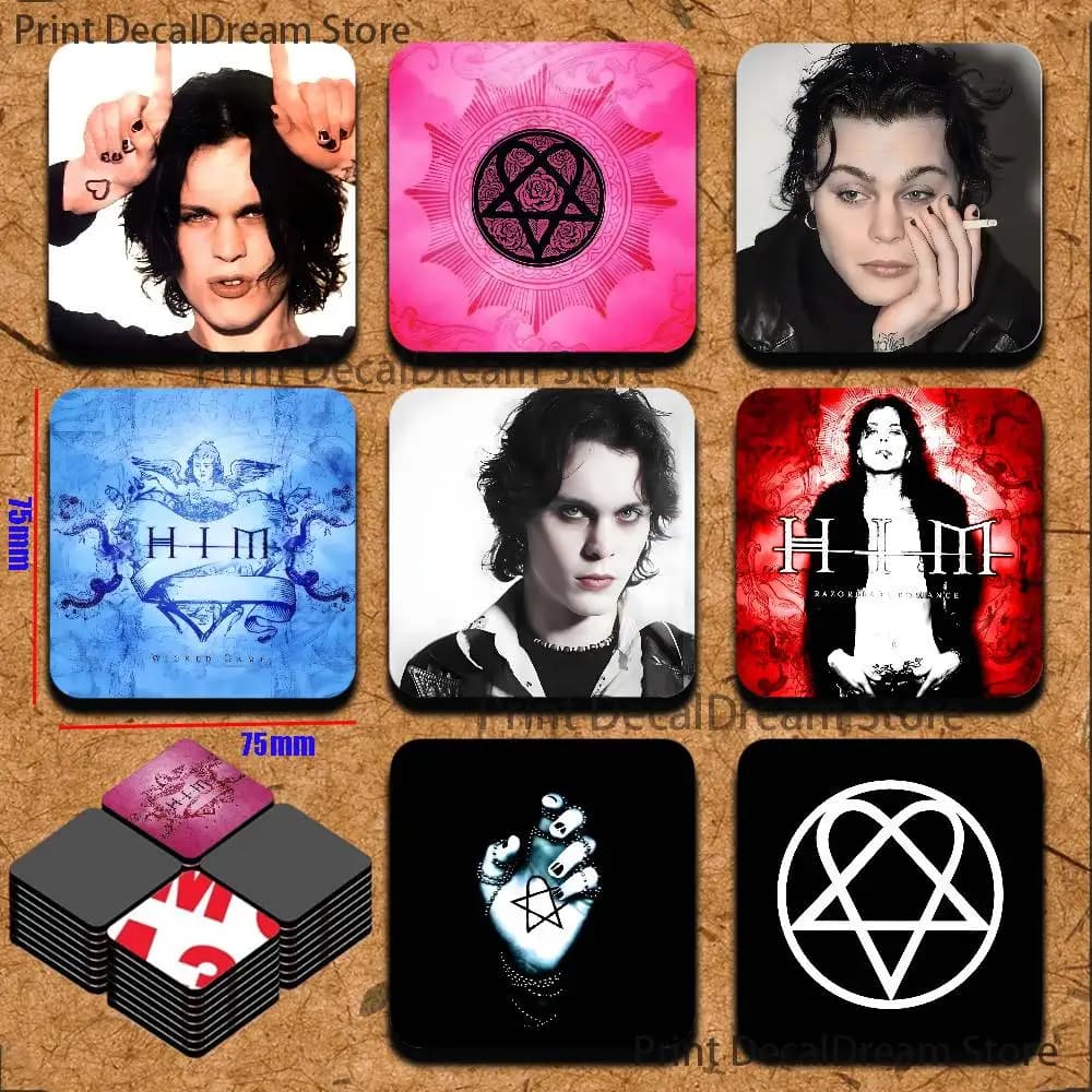 H-HIM Band Magnetic Refrigerator Magnets Cute And Creative Refrigerator Magnets Souvenirs And Gifts