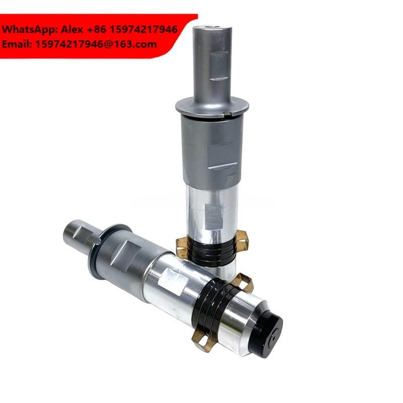Flexible Frequency 20Khz Ultrasonic Bonding Sensor For Coated Paper Cups Welding Device 2000W