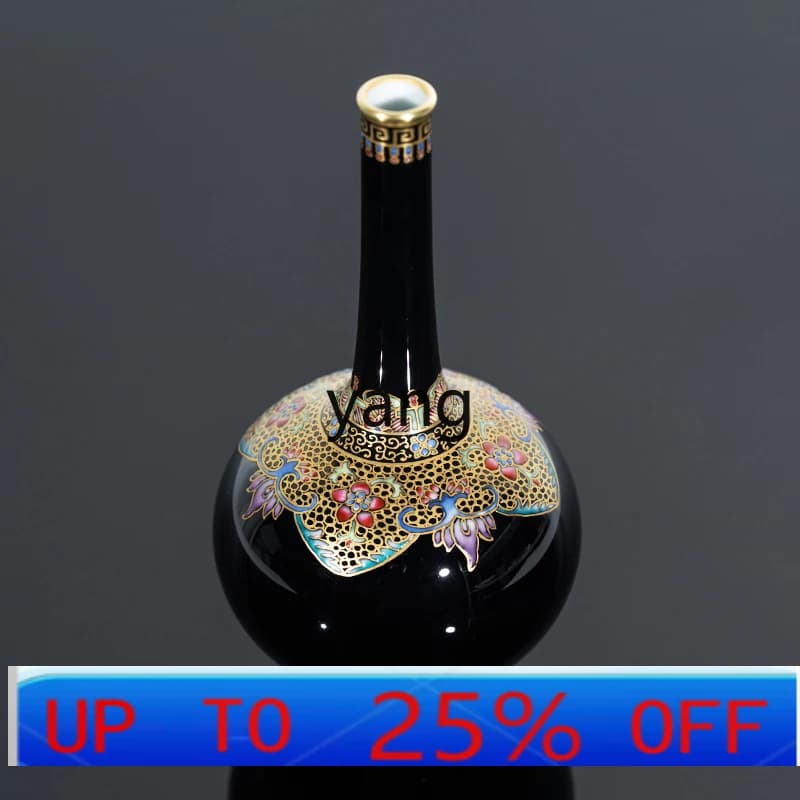LH   ceramic vase living room flower arrangement new Chinese decorative entrance TV cabinet ornament