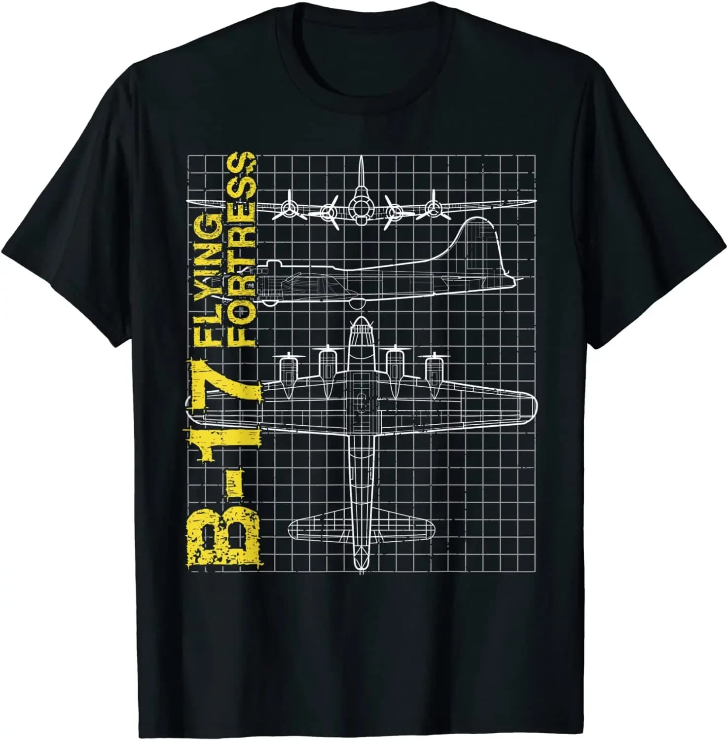 B-17 Flying Fortress Air Force Aviation Men T-Shirt Short Sleeve Casual 100% Cotton O-Neck T Shirt
