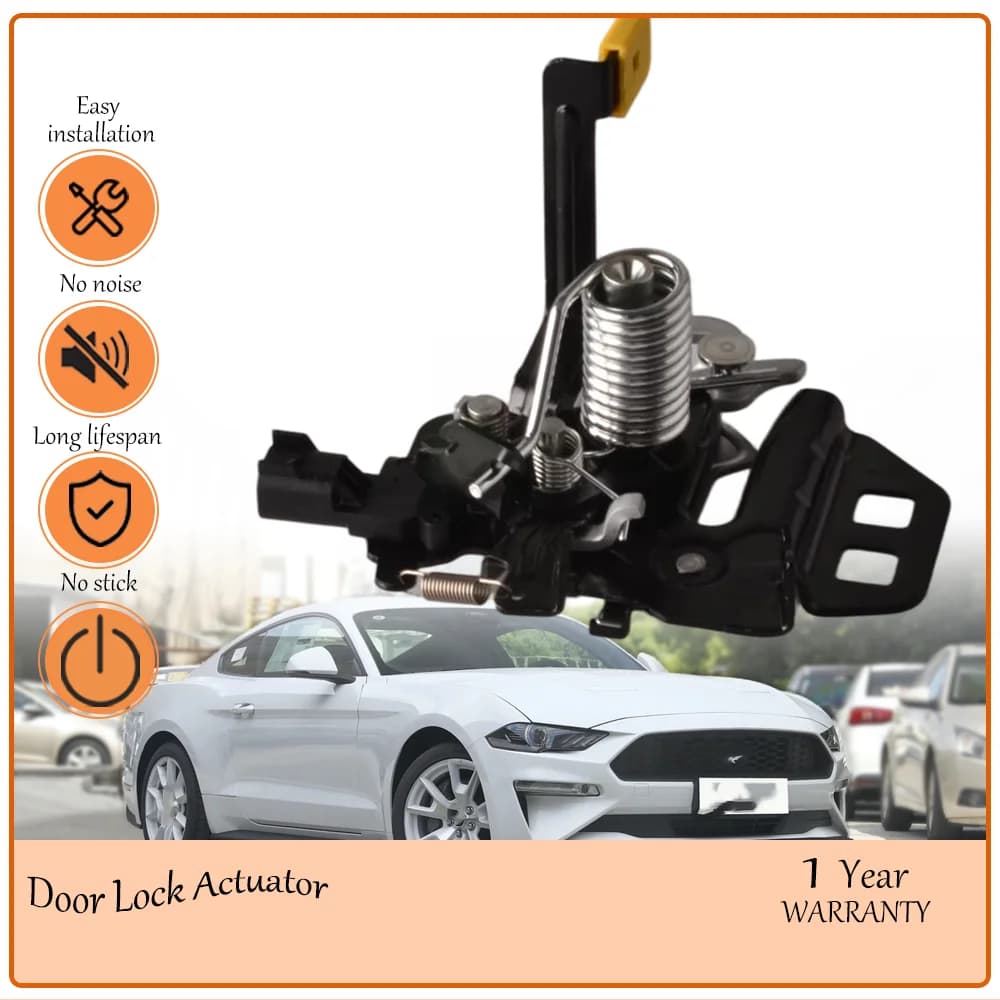 Anti-loose Hood Lock Unit, conforms Ford Mustang 2.3L 5.0L 2018-2022, oem JR3Z-16700-A,JR3Z16700A,KR3Z-16700-AB,KR3Z16700AB