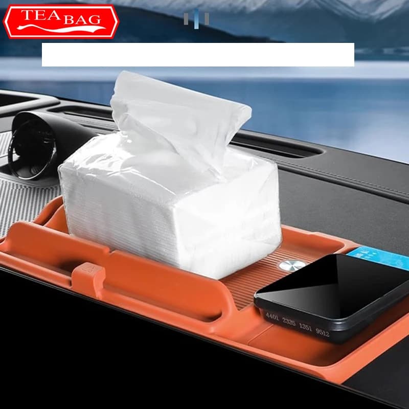 For HUAWEI Aito M9 Car Styling Screen Rear Storage Box Dashboard Instrument Panel ETC Pad Auto Interior Modified Accessories