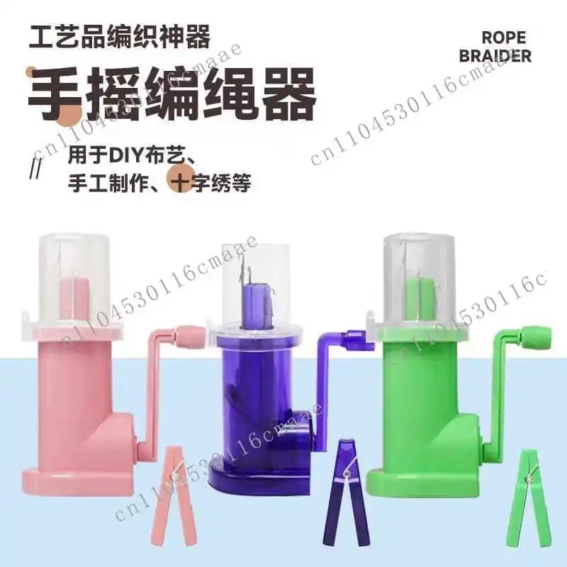 DIY hand rope braider household hand rope braider knitting necklace jewelry braider tool winder tool