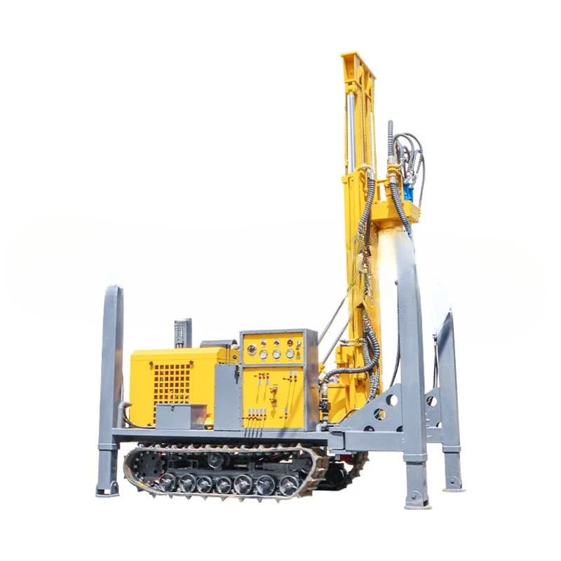 Exploration equipment Drilling rigs, large diameter rope coring rigs, crawler pneumatic water well drilling rigs