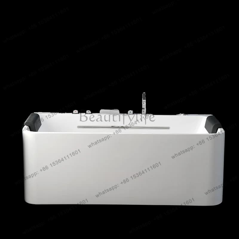 Household bathtub constant temperature small apartment modern three skirt pool