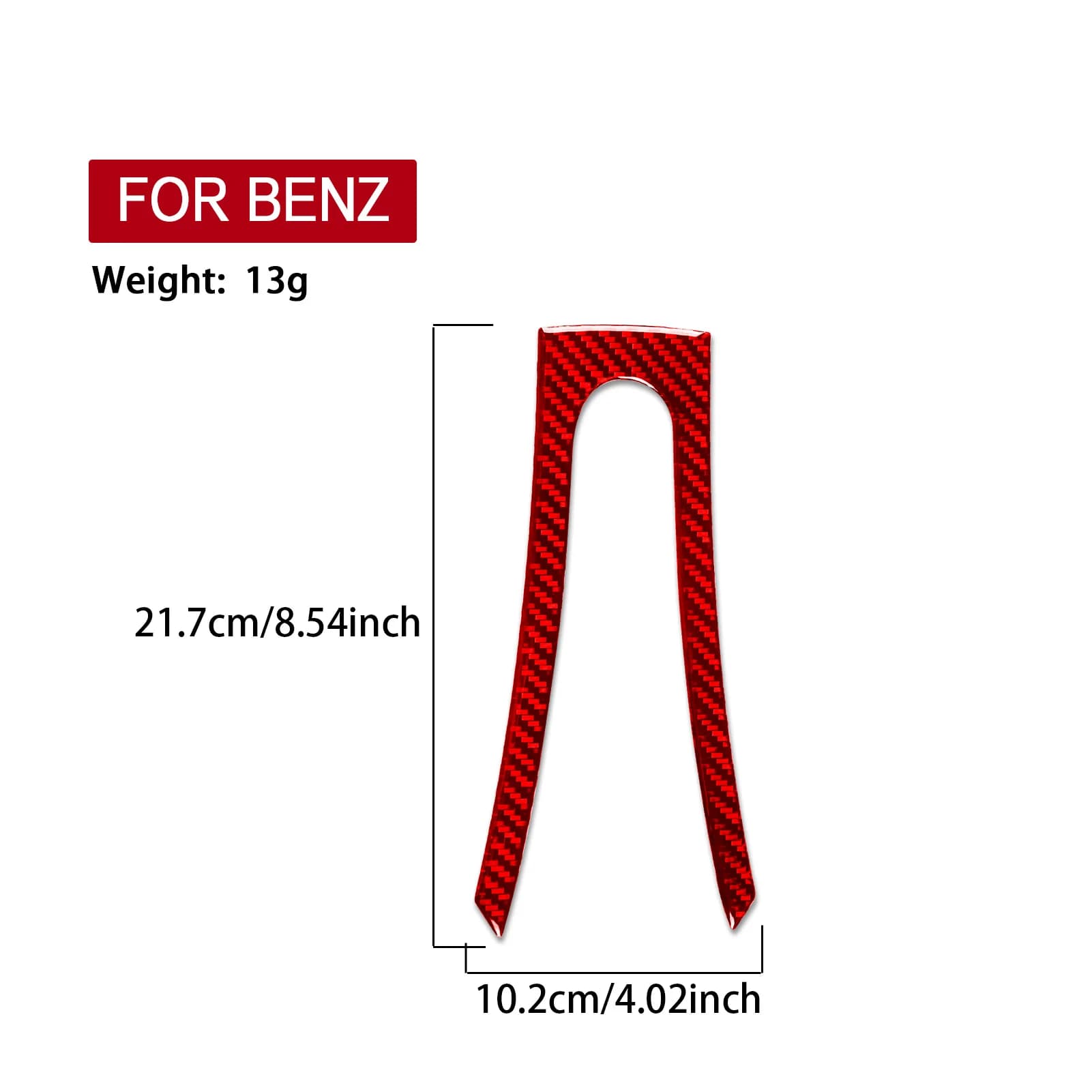 For Benz E-Class W211 2003-2009 Rear seat reading lights Red Real Soft Carbon Fiber Car Interior Accessories Decoration Stickers
