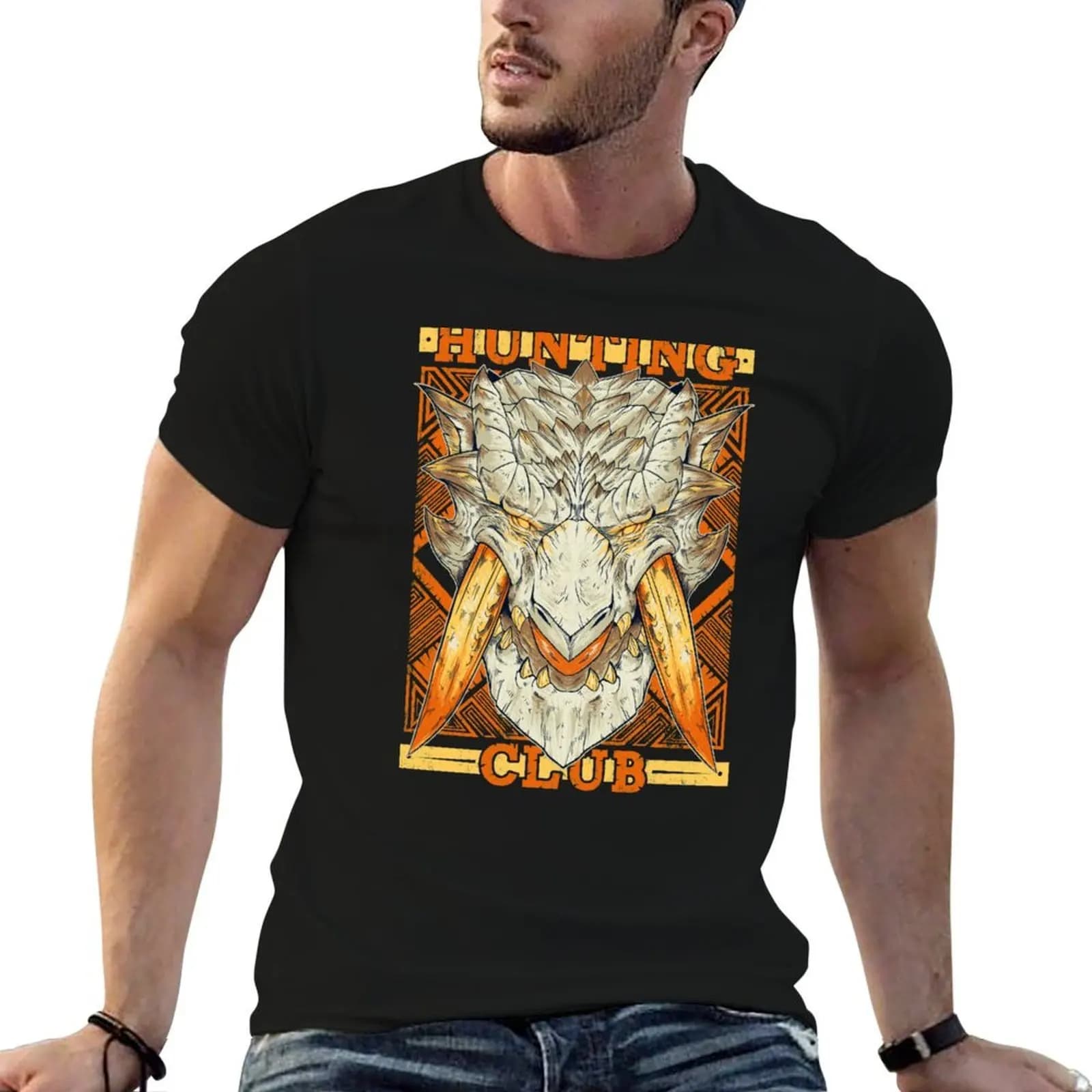 Hunting Club: Barioth T-Shirt custom t shirt football t shirt men t shirts high quality