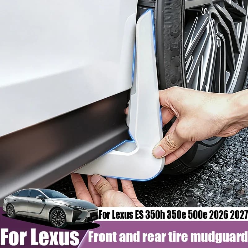 For Lexus ES 350h 350e 500e 2026 2027 Front Rear Tire Mudguards Splash Guards Car Exterior Protection Accessories