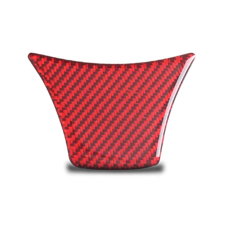 For BMW 5 Series Modified Interior 528 525li F10 Carbon Fiber Red Steering Wheel Decorative Sticker