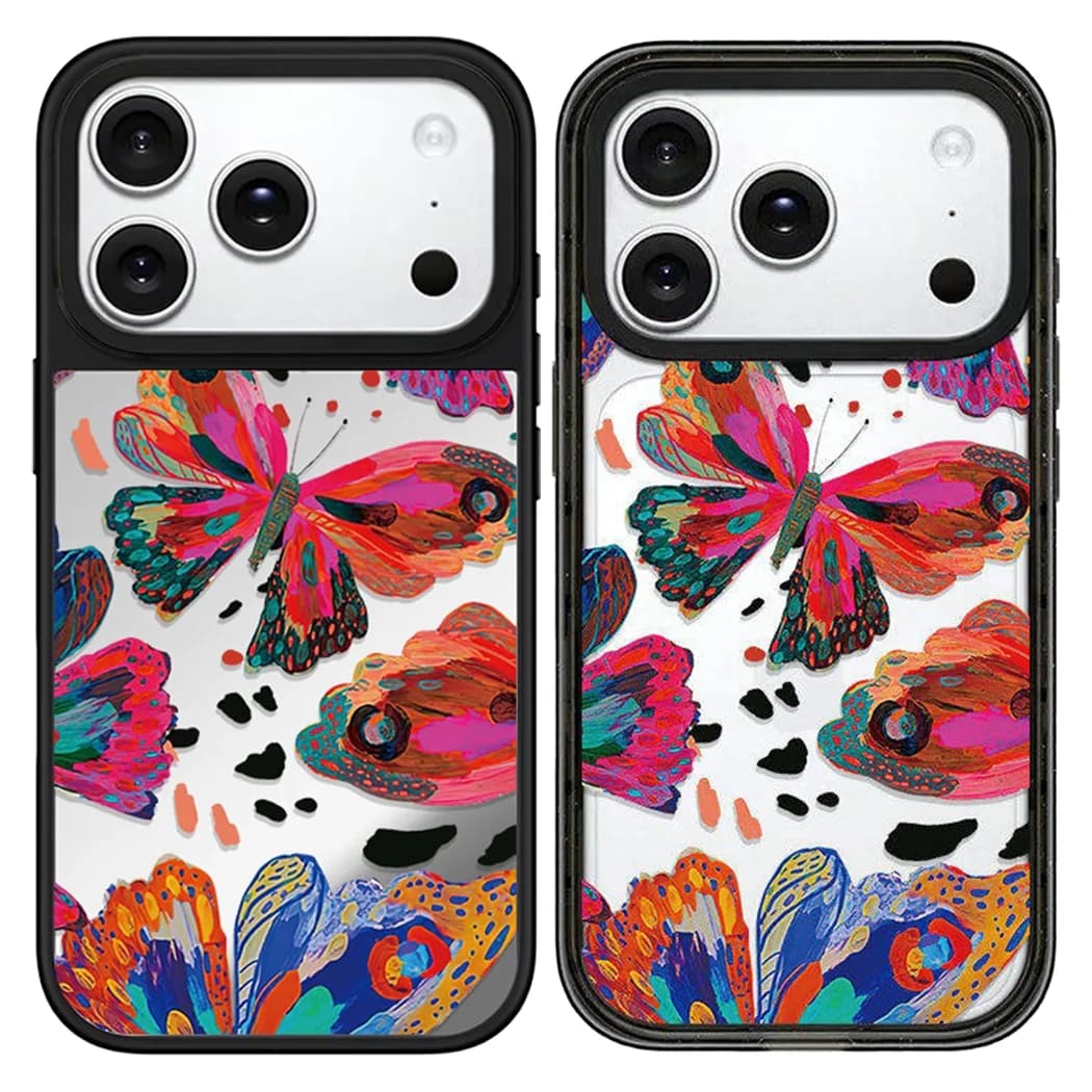 6032739 Acrylic / Mirror Magnetic Case: Compatible with IPhone 17 16 15 14 13 12 Pro Max 17 Air