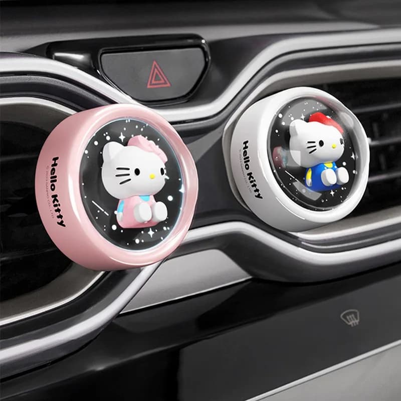 Hello Kitty Car Air Freshener Perfume Diffuser Clip Auto Vent Interior Aromatherapy Diffuser