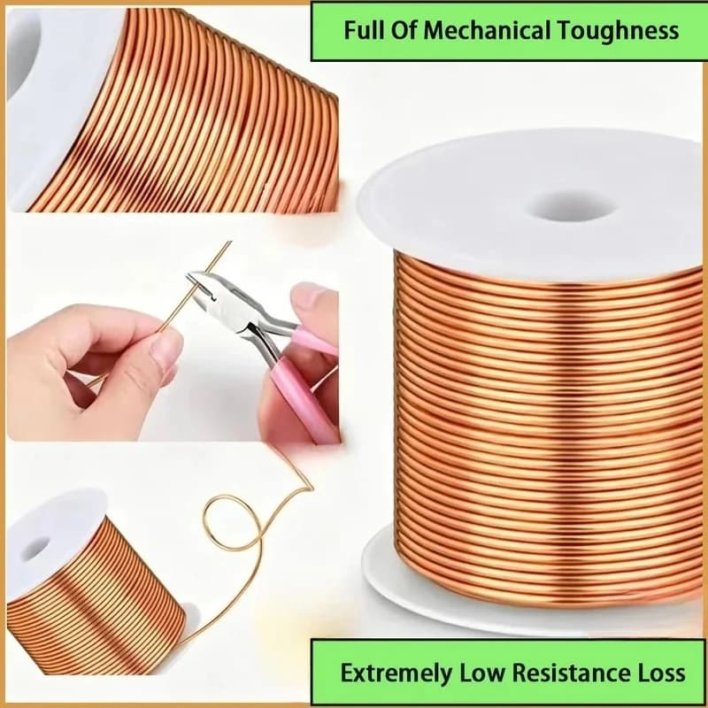 0.04-1.3mm Diameter Pure Copper Wire For Electrical Motor Winding Industrial Power Transmission Excellent Electrical