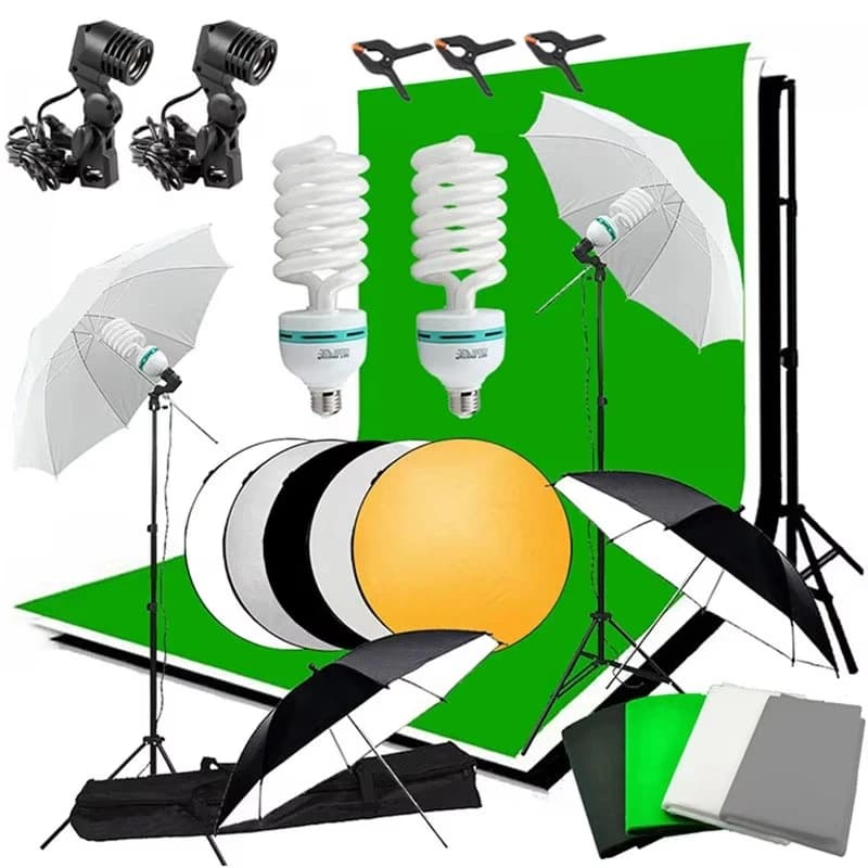 Photography Light Background Kit 14 in 1 Background Frame Photography Soft Light Video Shooting