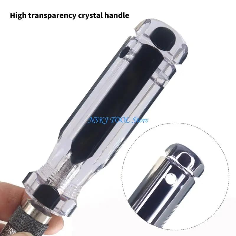 L8RC Lightweight Hexagonal Screwdriver Bit Selves Locking Handle for Precisions Work