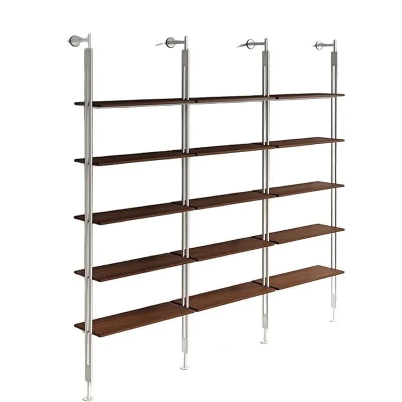 LH wrought iron display bookshelf floor-to-ceiling bookcase minimalist living room partition shelf