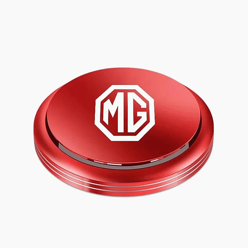 Metal Disc Aroma Diffuser Car Air Freshener For MG MG4 MG5 MG6 ZS EV HS, MG Logo Auto Perfume Interior Ornament Accessories