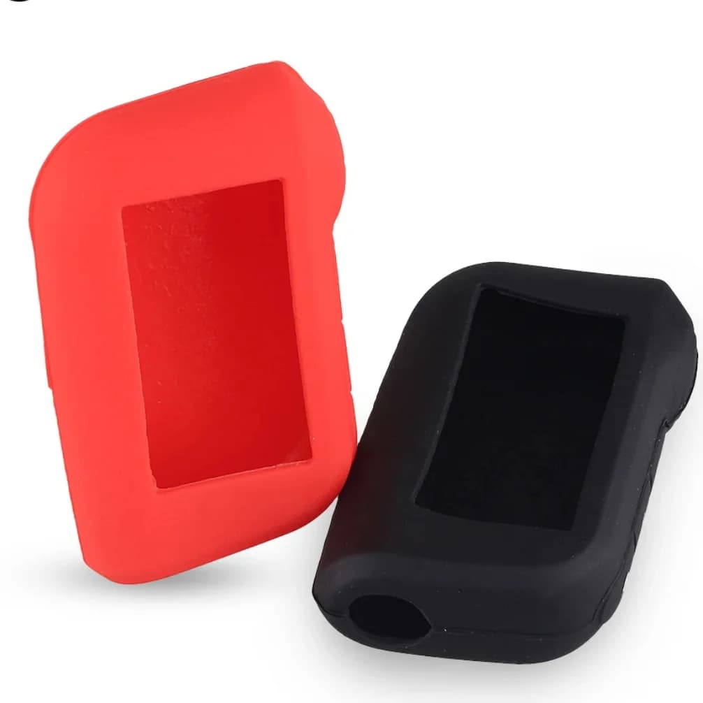 KEYYOU A93 A63 Keychain Silicone Cover Key Case Prefect For Starline Two Way Car Alarm Remote Controller LCD Transmitter