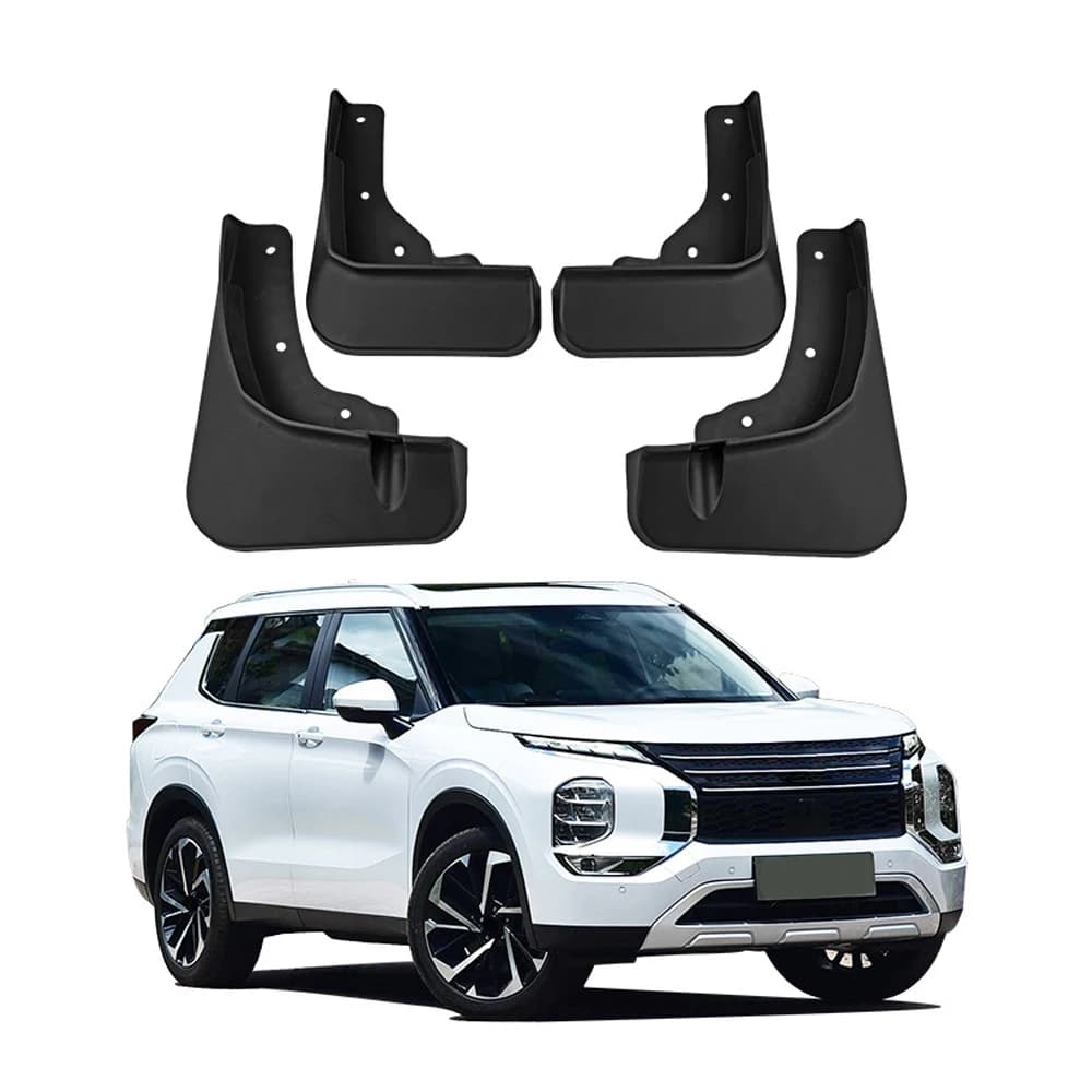 For Mitsubishi Outlander 2022 2023 2024 2025 Car Mudguard Accessories No-Drill Front And Rear Wheels Fender Splash-proof Wing