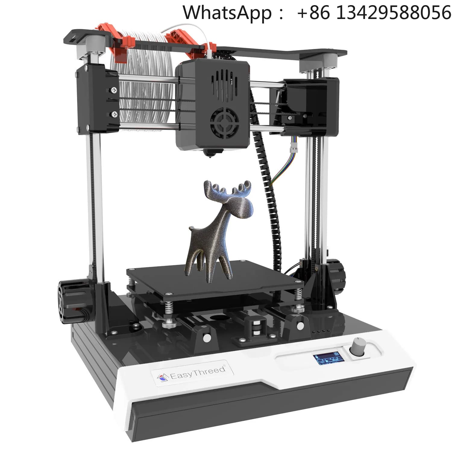 K2 Wholesale PLA Granule 3D Printing Machine With Small Screen 3D Printer Filament Extruder Machine 3D Printed Dragon Toys Car