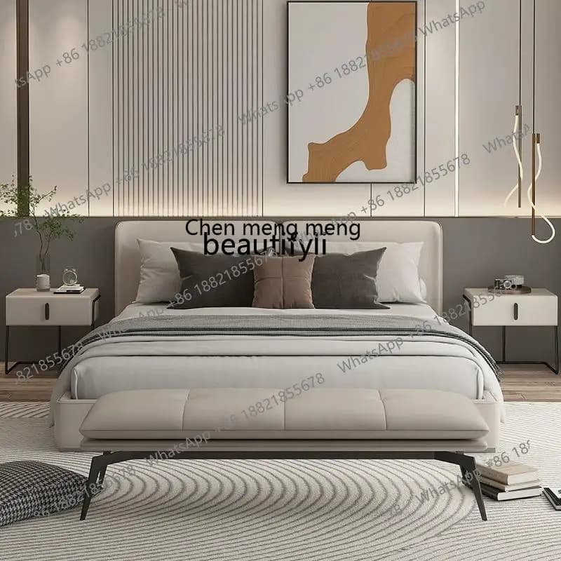 Light luxury bedside stool, high-end function bed, bedside stool, cloakroom, living room, home door