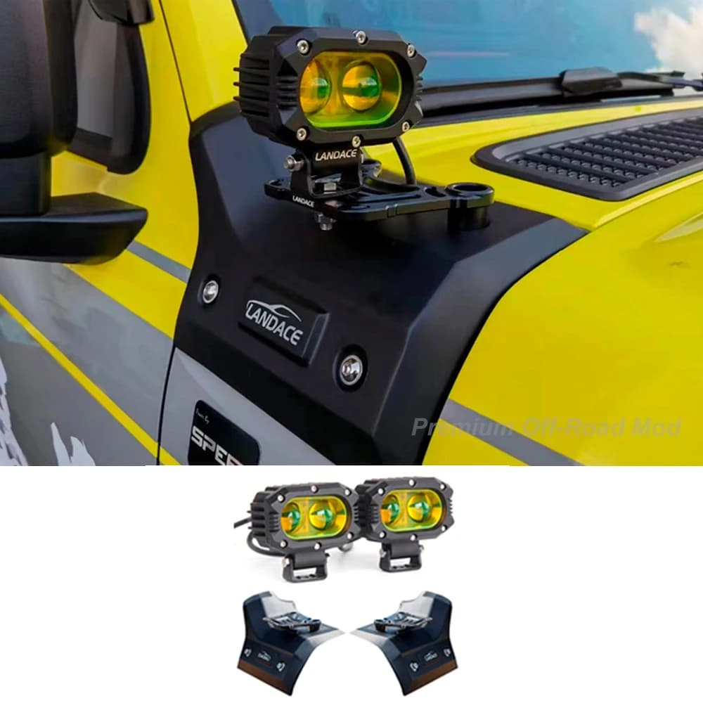 Applicable for 2021-2024 Tank 300 A-pillar spotlight bracket hood modification auxiliary fog light accessories