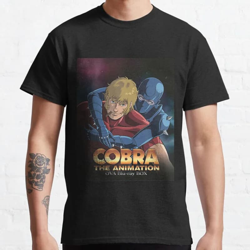 0321 Cobra The Space Pirate Psychogun Kobura Adventure gift t shirt 100% cotton Printed Graphic tee Y2K clothes All size Tops