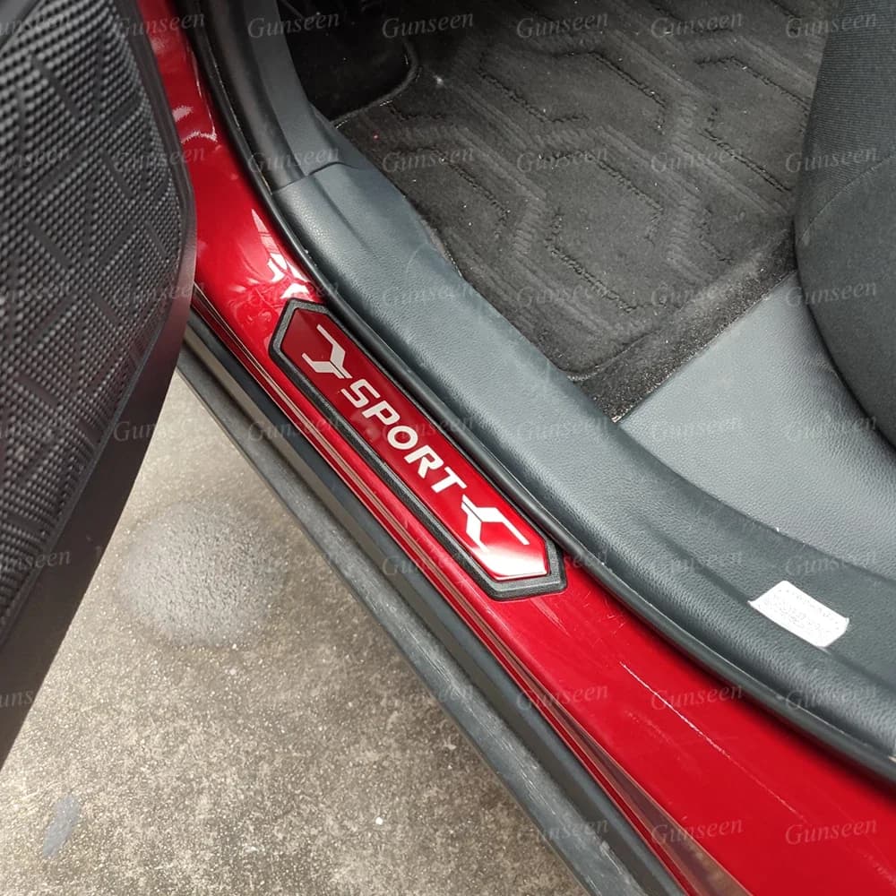 Car Accessories For Toyota RAV4 XA50 2020-2025 Door Sill Scuff Plate Cover Protector Styling Threshold Pedal Stickers