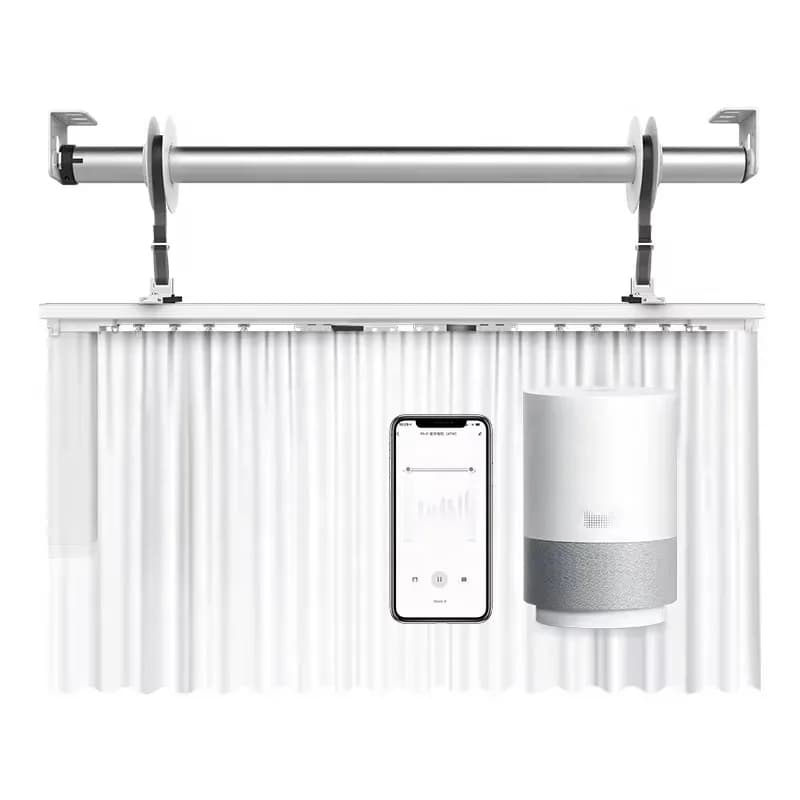 Garden Lifting Electric Curtain Track Lifting System Smart Home Villa Can Open Electric Curtain Rod