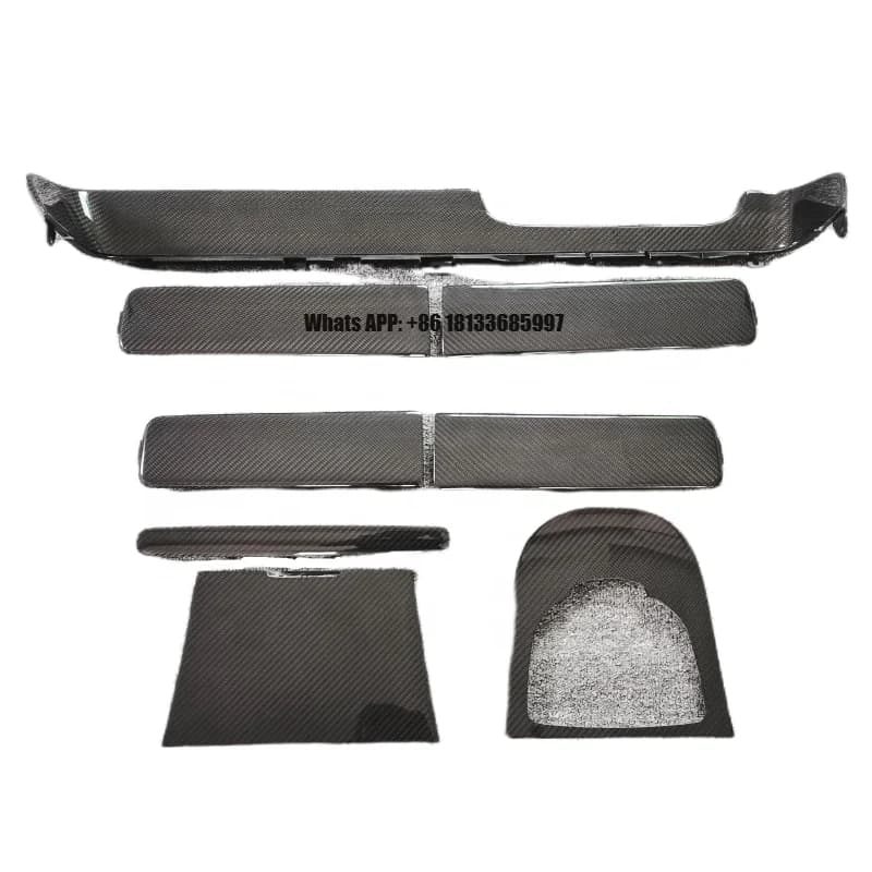 OEM Style Dry Carbon Fiber Interiors Door Panel Central Control Instrument Panel for Mercedes-Benz G-class W464 G63 G500 G550