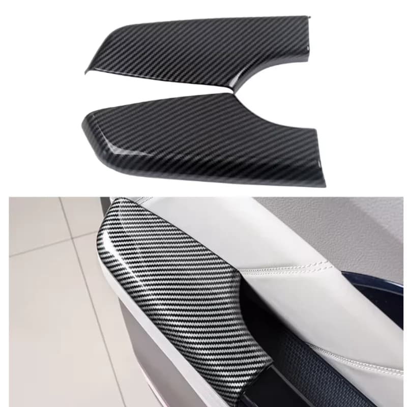 New！LHD! RHD! For Kia Carnival KA4 2021 2022 2023 Car Accessories ABS Plastic Car Door Window Lift Switch Cover Trim 2pcs