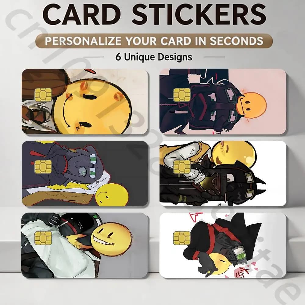V-Verity x T-Thatmob Credit Card HD Stickers Game Card Decal Card Matte Film Skin Small Chip Waterproof Sticker