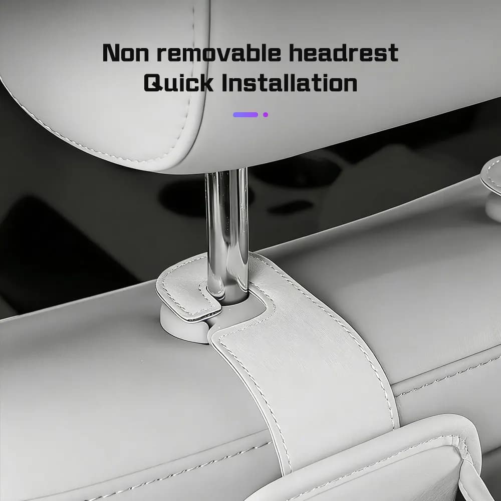 For Land Rover LR4 Range Rover Sport Freelander 1 2 3 Discovery Car Backrest Hanger Storage Bin with Hook Cup Holder Storage Box