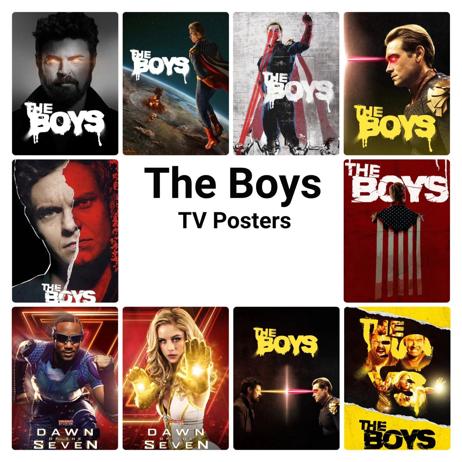 The Boys (2019) TV Series, Art Picture Print Silk Poster Home Wall Decor