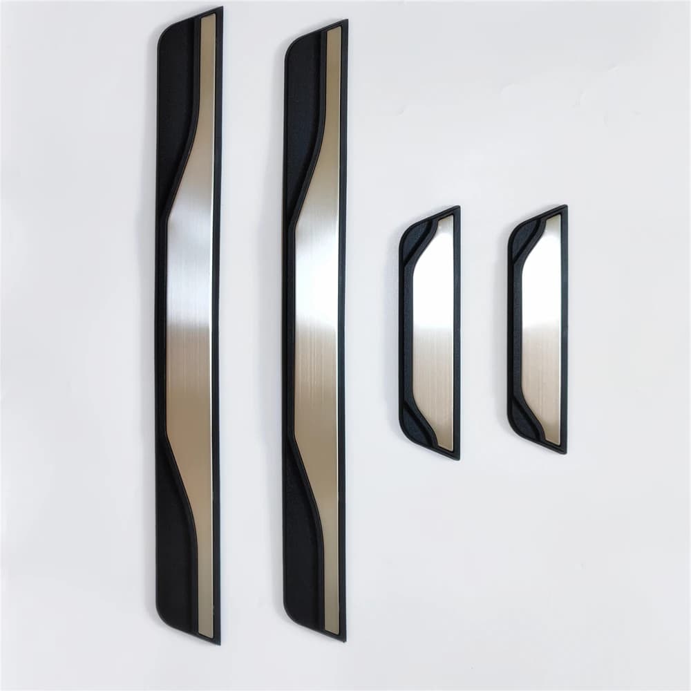 Car Styling For Honda Civic 10th 11th 2016-2021 2022 2023 2024 Door Sill Scuff Plate Kick Pedal Cover Sticker Guards Accessories