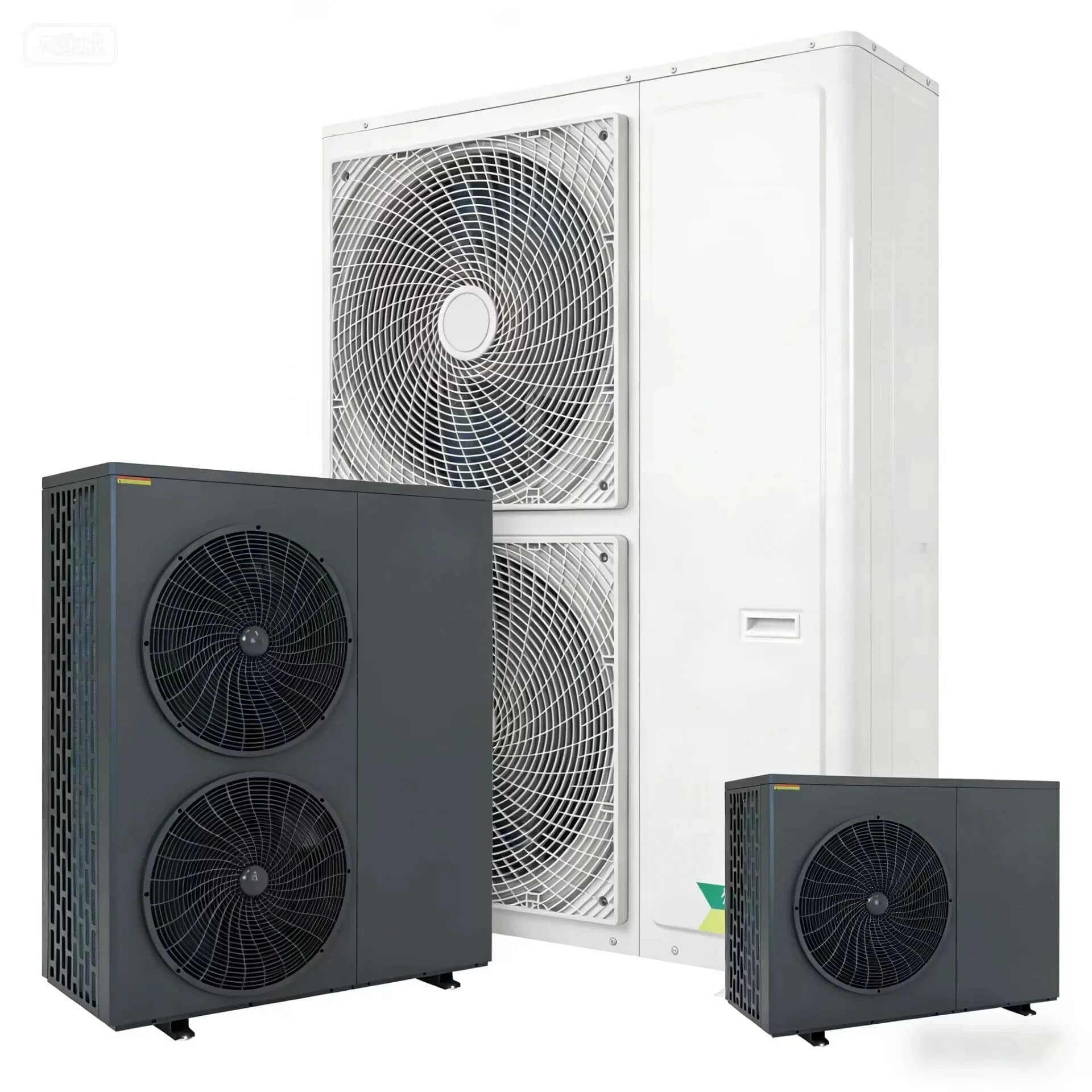 R32 Electric Water Source Heat Pump 10-24KW DC Inverter Scroll Compressor Standalone Metal Tankless Water Heater for Hotel Use