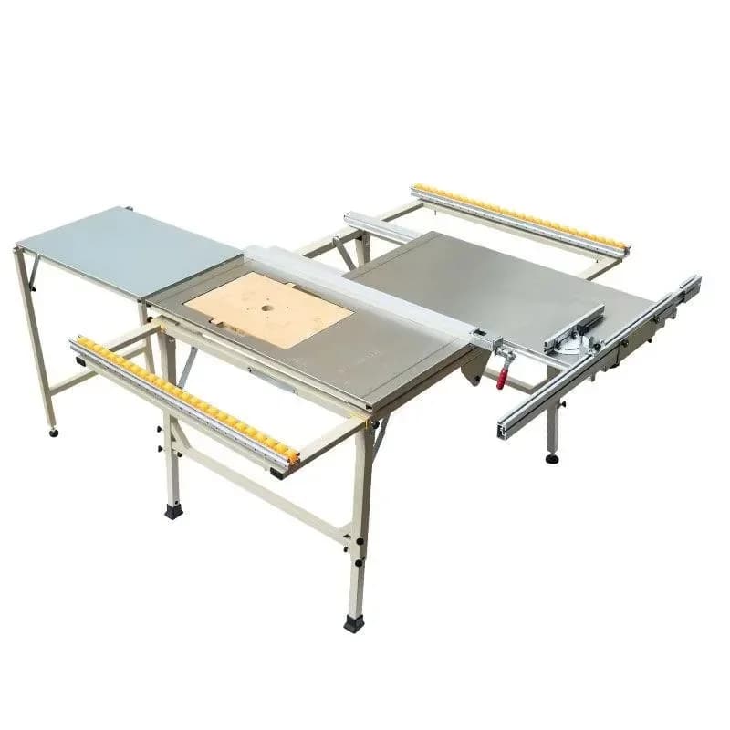 Chinese Hot Sale Mini Multifunction Sliding Panel Table Saw Wood Table Saw Machine Double Blade Sliding Table Saw for Sale