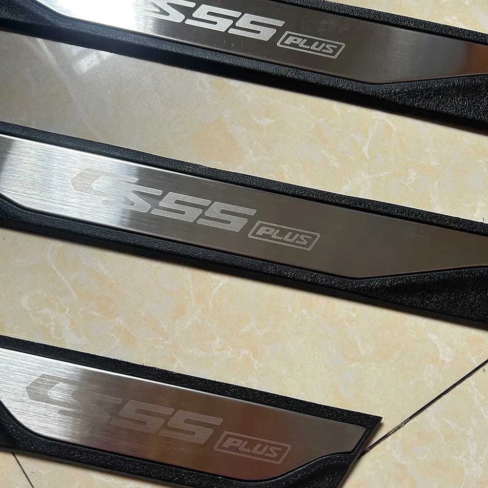 For CHANGAN CS55 PLUS 2022 2021 2023 Door Sill Scuff Plate Welcome Pedal Stainless Steel Protector Car Styling Car Accessories