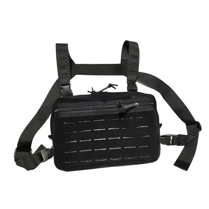 Outdoor Tactical Breast Pack Cycling Travel Large Fanny Pack Mountaineering Running Fanny Pack TC0185-Small