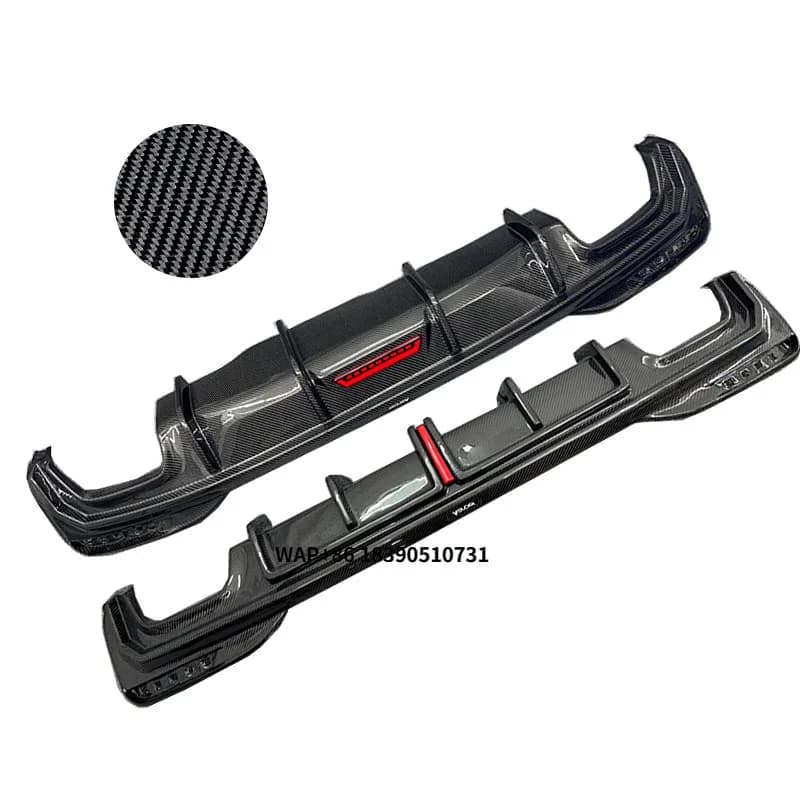 Oem FD MT MP 3D Style Carbon Fiber Rear Lip Diffuser for  G30 G38 M5 540I Lci 540 M540 Led 2018-2023