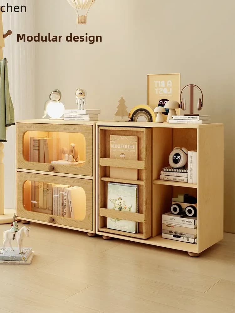 H5.22 bookcase environmentally friendly and healthy cabinet storage compartment