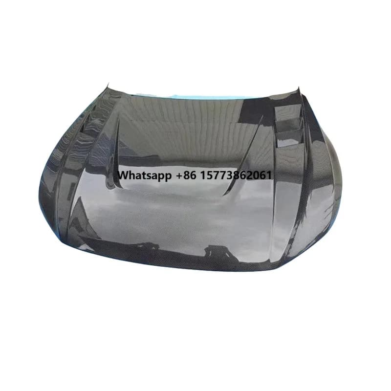 Carbon Fiber Car Front Hood Bonnet Cover for  CC Front Car Hood Body Kit