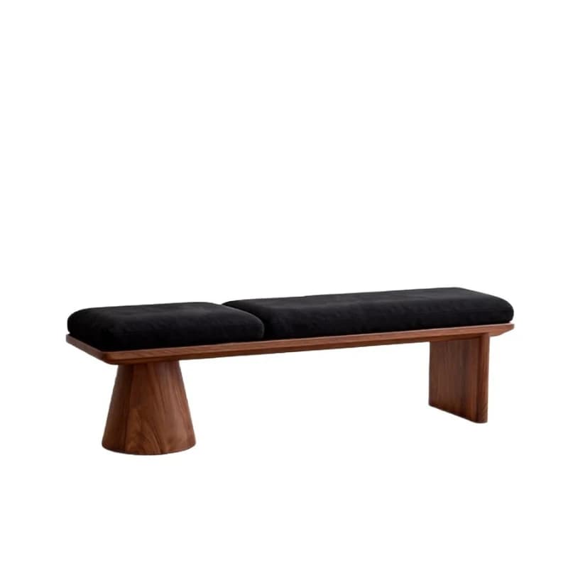 LTT wabi sabi wind living room solid wood sofa stool cloakroom foyer shoe change stool bedroom bedside stool