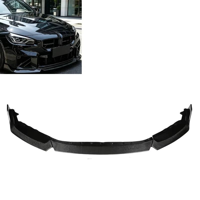 Dry Carbon Fiber TR Style Front Lip for 2 Series G87 M2 2023+ Front Bumper Lip Splitter Lightweight Car Exterior Mod Parts
