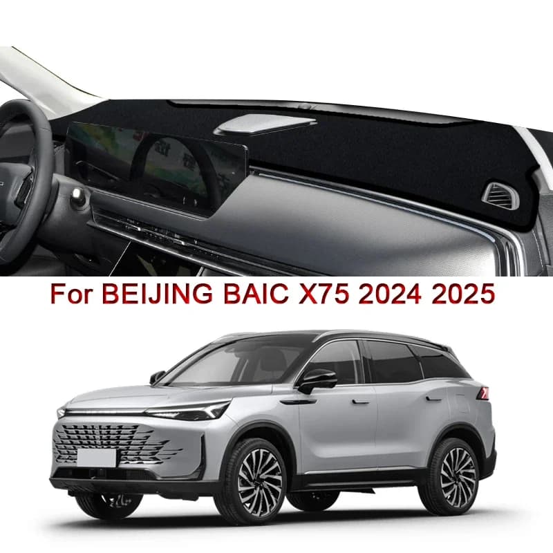 Car Styling For BEIJING BAIC X75 2024 2025 Car Dashboard Mat Protective Interior Anti-Pad Shade Cushion Cover Auto Accessories